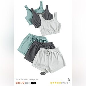 SHEIN sweat shorts and top set